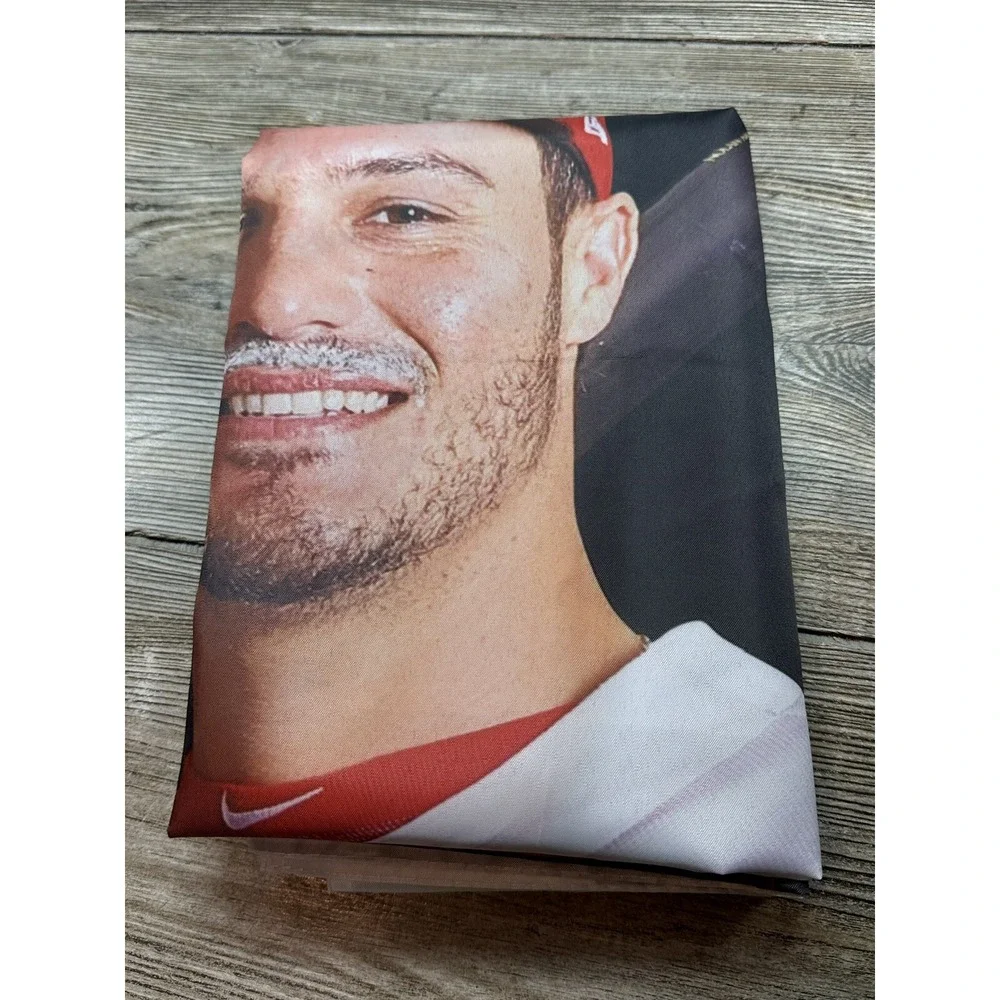 St. Louis Cardinals  Nolan Arenado Growth Chart Flag Missouri Farmers care 73x26 - Picture 8 of 9
